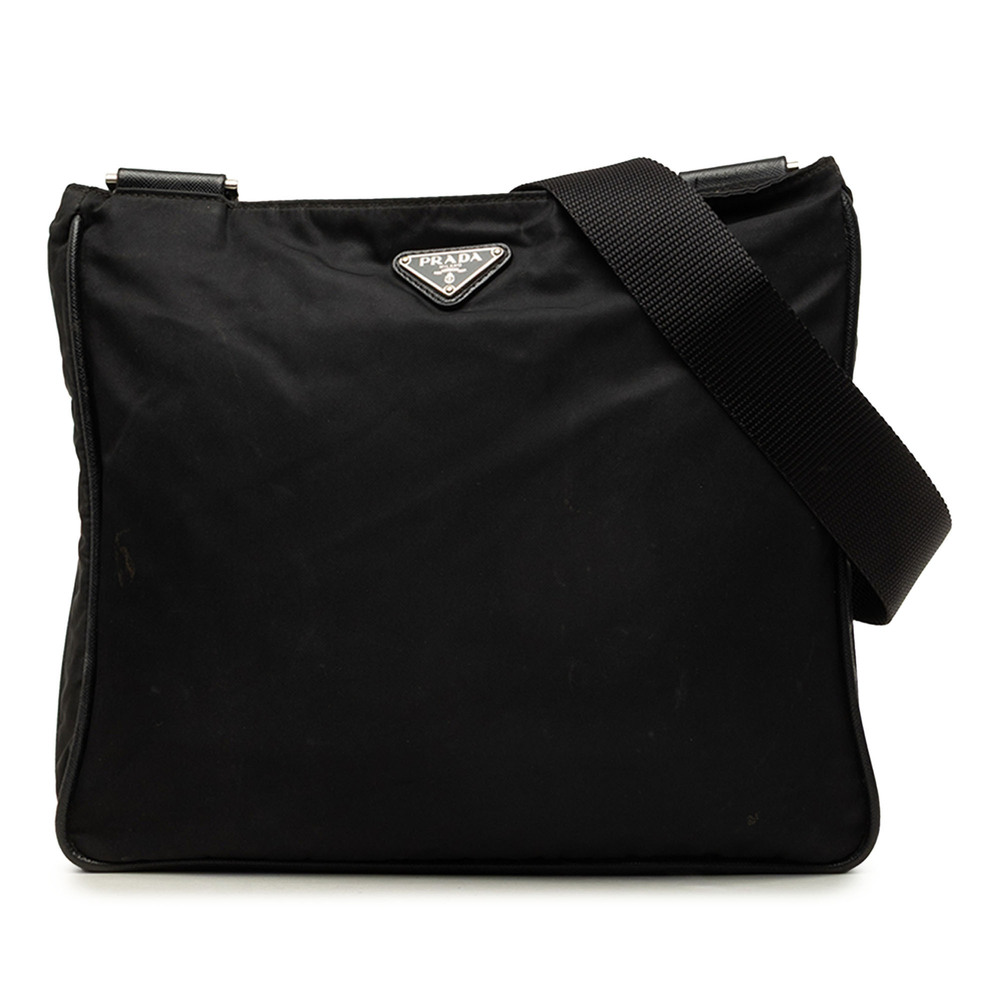 Pre-Loved Prada Tessuto Zip Top Crossbody